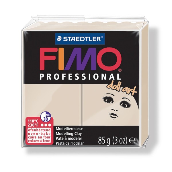 FIMO Professional Dollart 85 g Beige Léger Semi-transparent, de l'Argile de l'Artisanat, le Livre de - Photo n°1