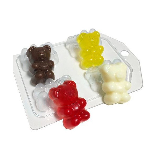1pc Marmelade de Gummy Bears Mini-Fête des enfants Enfants Bébé en Plastique de Savon la Fabrication - Photo n°1