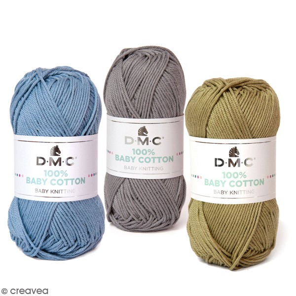 Fil DMC Baby Cotton - 50 g - Plusieurs coloris disponibles - Photo n°1