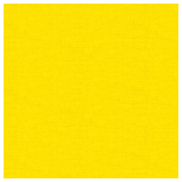 Tissu patchwork faux-uni linen jaune soleil - Photo n°1