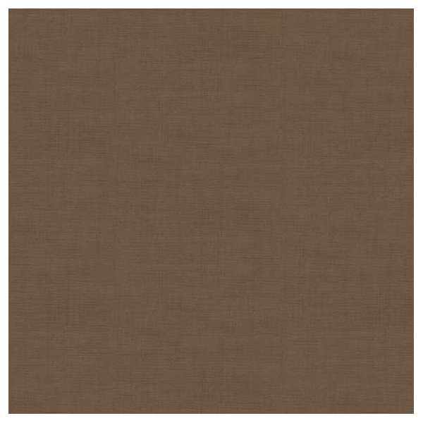 Tissu patchwork faux-uni linen marron mocha - Photo n°1