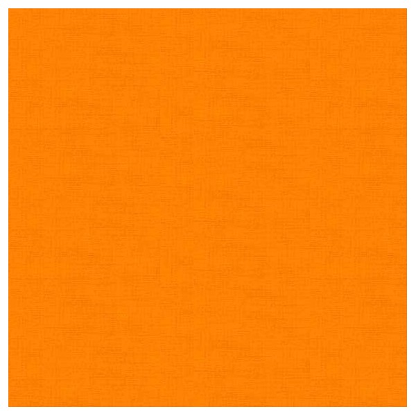 Tissu patchwork faux-uni linen orange - Photo n°1