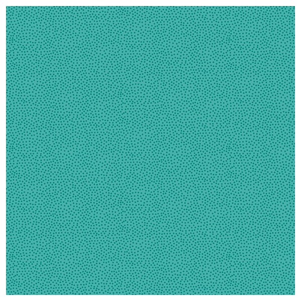 Tissu patchwork minis pois fond turquoise - Monsoon - Photo n°1