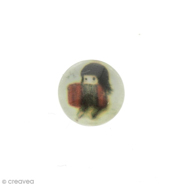 Cabochon en verre Petite fille - 10 mm - Photo n°1