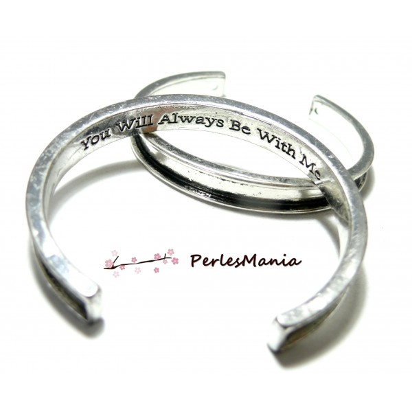 1 Support bracelet JONC pour cordon plat 5mm You will always be with me S1195826 S - Photo n°1