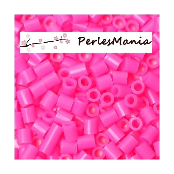 S1175039 PAX 1000 perles à repasser Rose Fluo - Photo n°1
