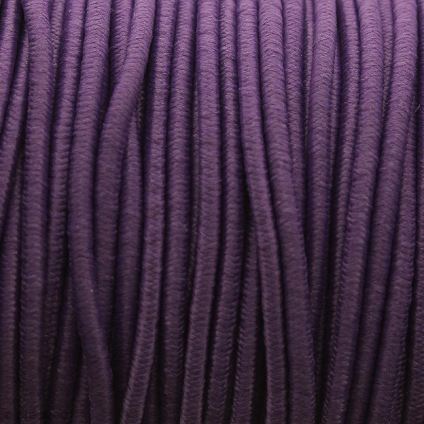 Fil élastique gainé - Violet - 2 mm - 50 m - Photo n°1