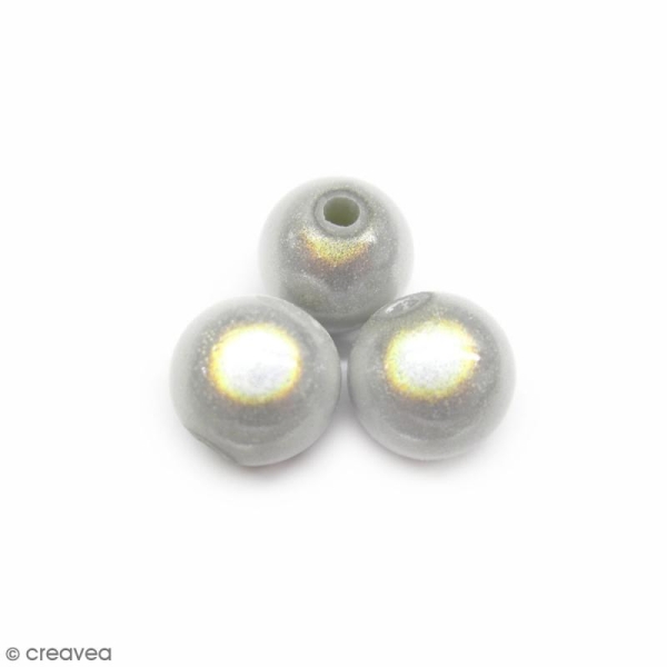 Perle magique - Argenté - 10 mm - 10 pcs - Photo n°1