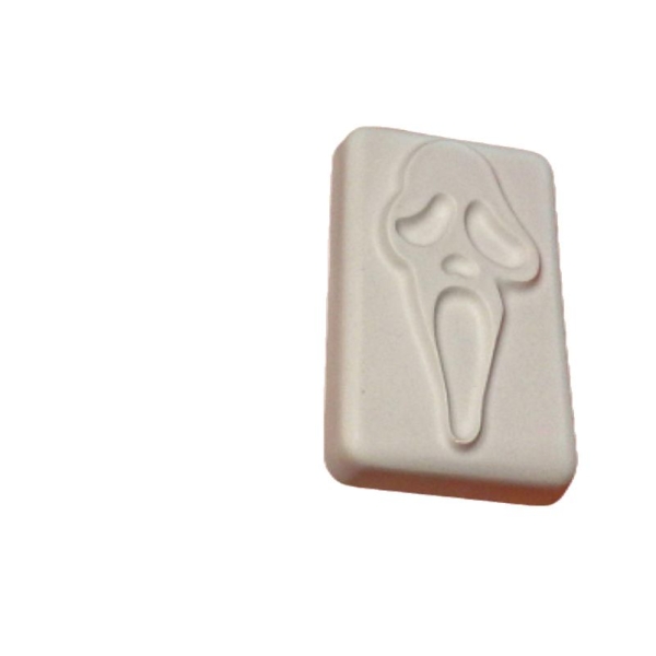 1pc Crier Masque d'Halloween Film Plastique Fabrication de Savon de Cire Chocolat Gypse Fromage Cook - Photo n°1