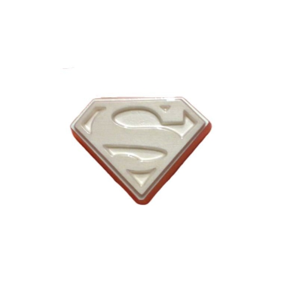 1pc Superman Signe Film Marvel en Plastique Fabrication de Savon de Cire Chocolat Gypse Fromage Cook - Photo n°1