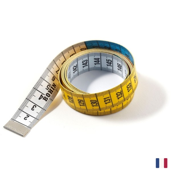 Mètre de couturière tricolore 150 cm Bohin - Photo n°1