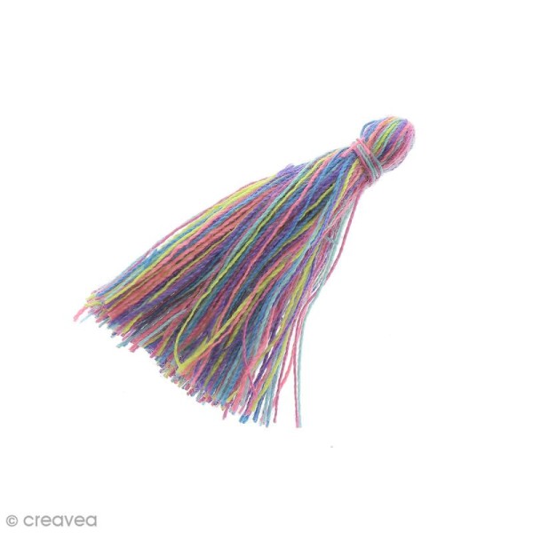 Pompon fil - Multicolore - 30 mm - A l'unité - Photo n°1