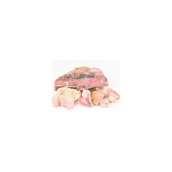 Lot de 400 grammes d'Opale rose du Pérou pierres brutes - Photo n°1