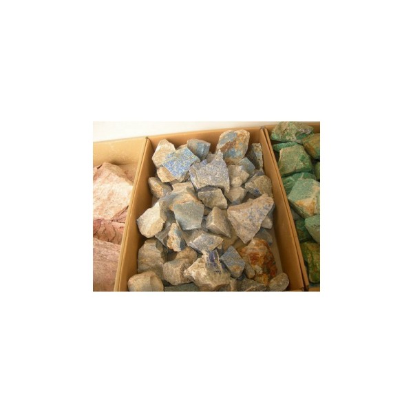Lot de 200 grammes de lapis lazulis lazuli bleu pierres brutes - Photo n°1