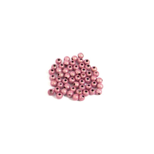 Lot de 200 perles miracles magiques 4mm 4 mm rose fonçé - Photo n°1