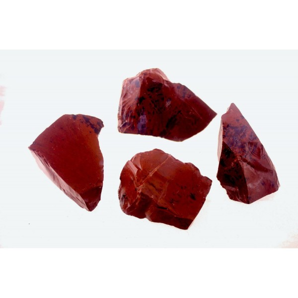 Lot de 400 grammes d'obsidienne rouge brun mahogany acajou des USA pierres brutes - Photo n°1