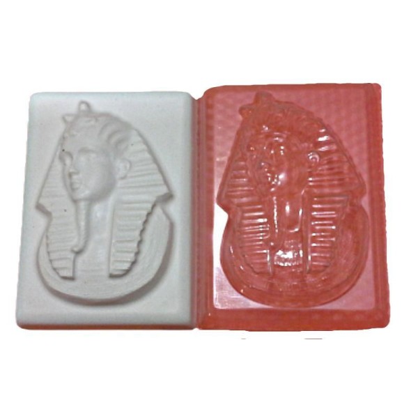 1pc Pharaon de l'Egypte Ancienne Magie en Plastique Fabrication de Savon de Cire Chocolat Gypse From - Photo n°1