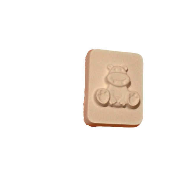1pc Hippo Animaux en Plastique Fabrication de Savon de Cire Chocolat Gypse Fromage Cookies Gélatine - Photo n°1