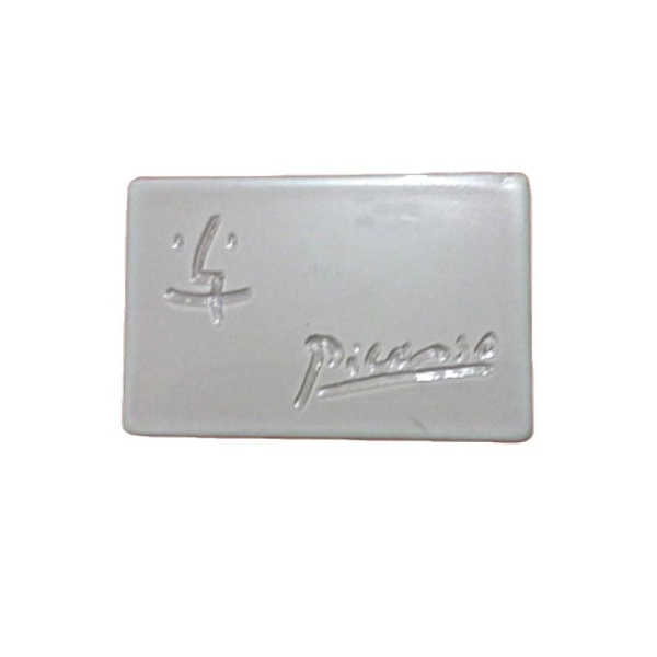 1pc Picasso Signature de l'Artiste de l'Art Plastique, la Fabrication de Savon de Cire Chocolat Gyps - Photo n°1