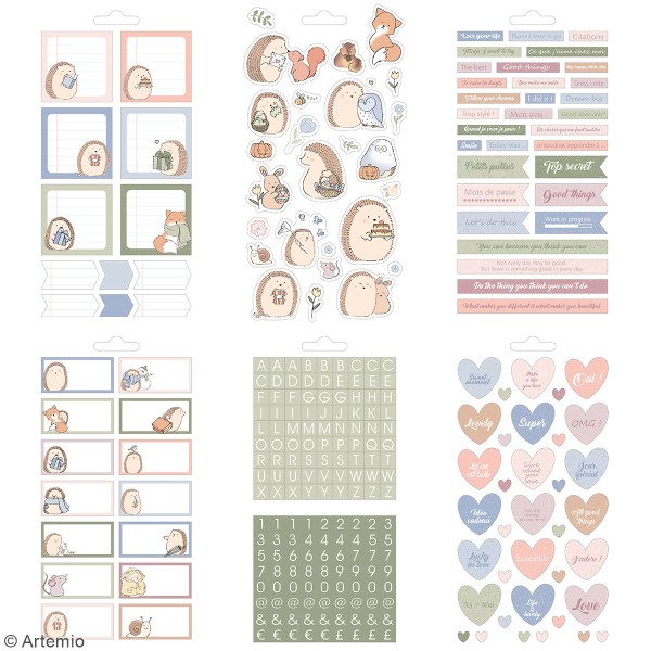 Carnet de stickers Amstramgram - Planner - 30 pages - Photo n°5