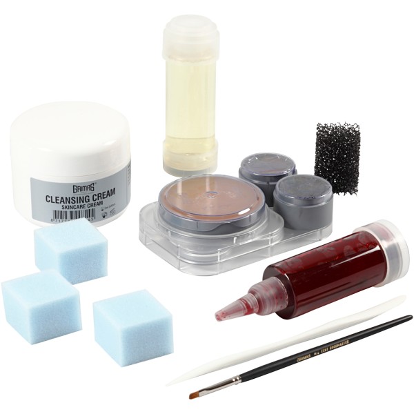 Kit maquillage Blessures - 12 pcs - Photo n°1