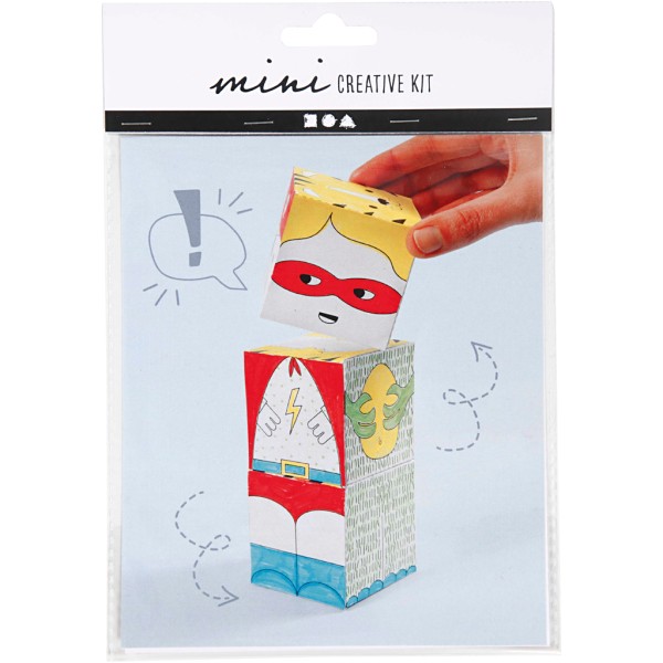 Kit créatif Paper toy - Garçon - 8 pcs - Photo n°1