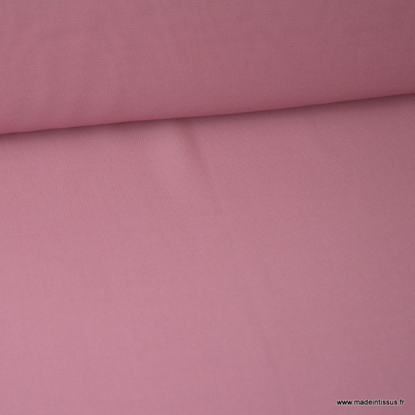 Tissu Mousseline fluide polyester Framboise - Photo n°1