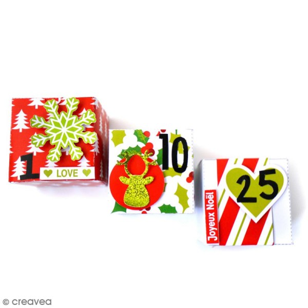Kit créatif Calendrier de l'Avent Toga - Noël traditionnel - Photo n°2
