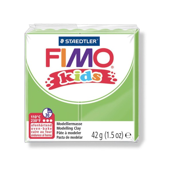 FIMO Kids 42g - Vert clair Bébé en pâte à modeler, des Fournitures d'Artisanat, Argile Polymère, Arg - Photo n°1