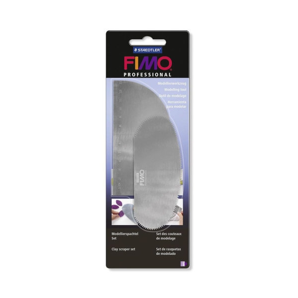 FIMO Professional Spécial Spatule Set De 2 Pcs, Des Fournitures D'Artisanat, Modelage En Argile, Arg - Photo n°1