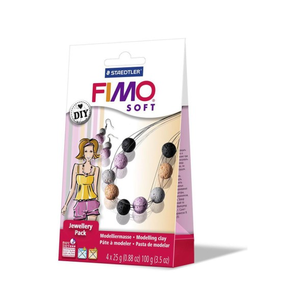 FIMO Soft De Bricolage Bijoux Set Korál, Kit De Bricolage, Bricolage À La Main, Des Fournitures D'Ar - Photo n°1
