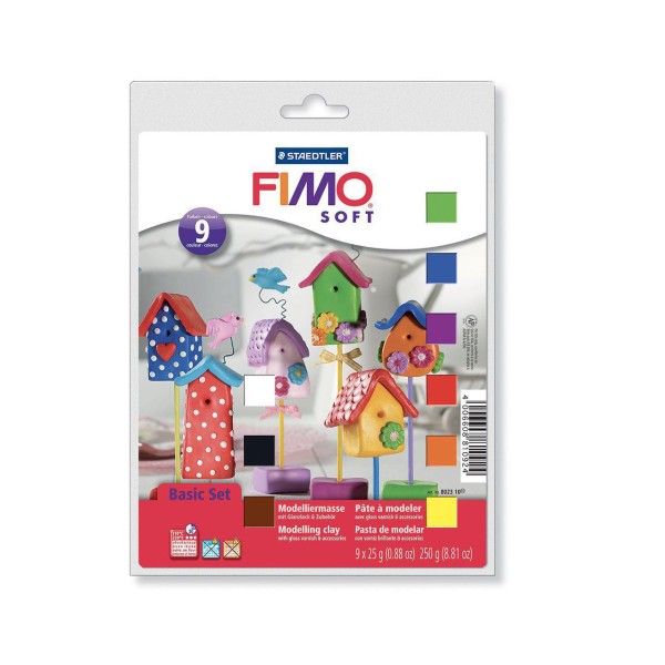 FIMO Soft Set De Base, Bricolage À La Main, Des Fournitures D'Artisanat, Modelage En Argile, Argile, - Photo n°1