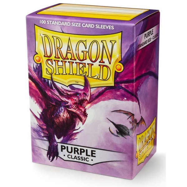 Dragonshield pochettes Purple (100) - 63x88 - Photo n°1