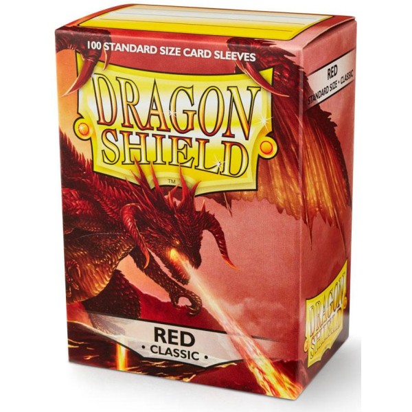 Dragonshield pochettes rouges (100) - 63x88 - Photo n°1