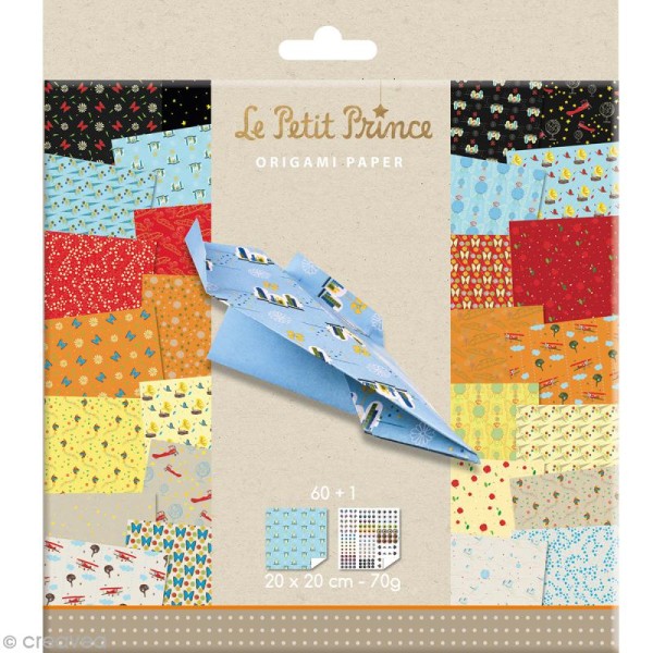 Origami Le Petit Prince - 20 x 20 cm - 60 feuilles - Photo n°1