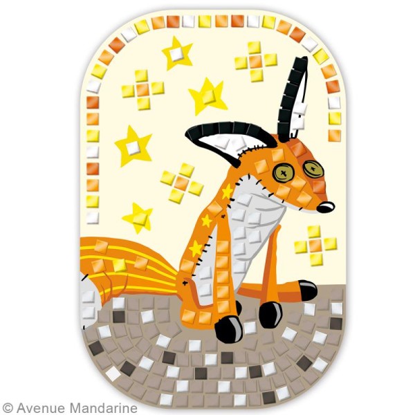 Boîte Square stick' - Stickers mosaïque - Le Petit Prince - Photo n°4