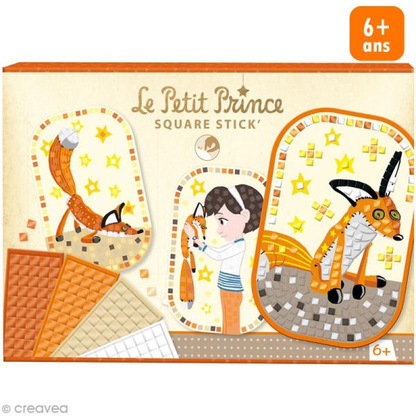 Boîte Square stick' - Stickers mosaïque - Le Petit Prince - Photo n°1