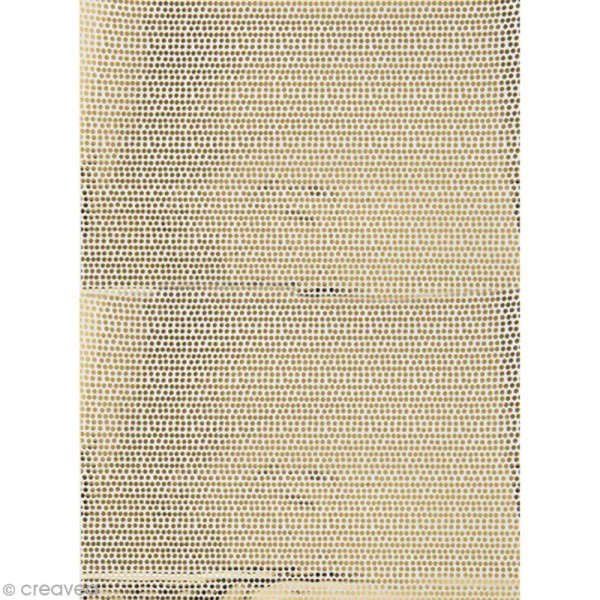 Papier Paper patch Hot Foil Points - Doré - 30 x 40 cm - Photo n°1