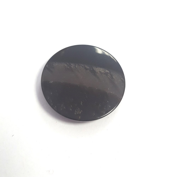 1 Bouton résine noir à reflet gris / marron – 31mm – 86T - Photo n°1