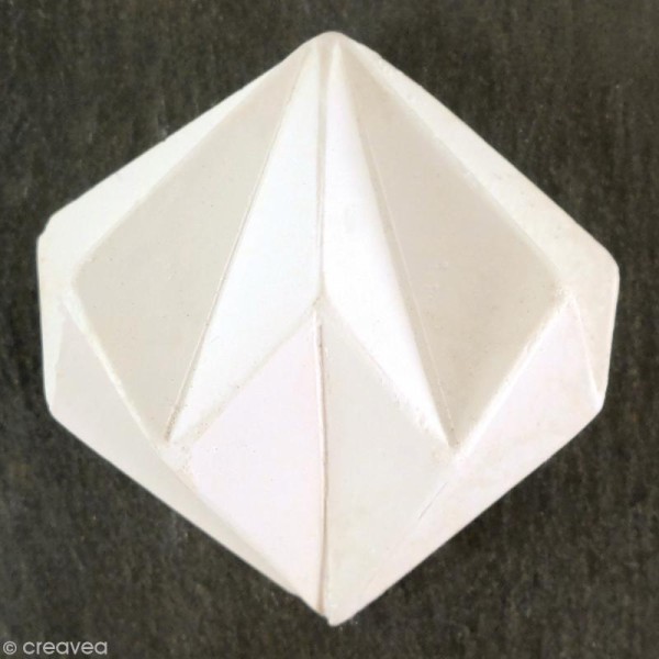 Forme en plâtre - Diamant - 5 cm - Photo n°2
