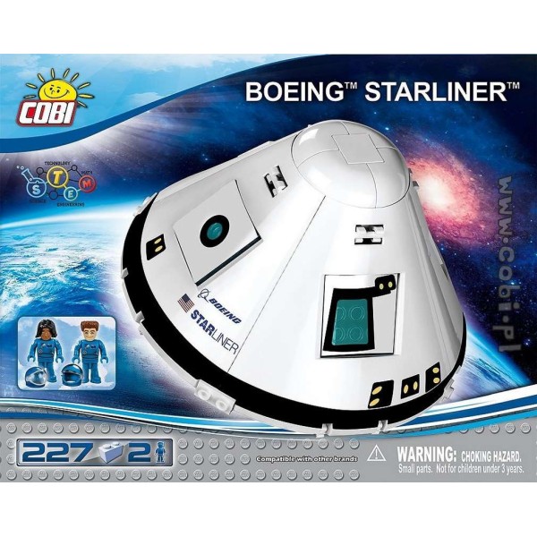 Boeing CST-100 Starliner - 227 pièces - 2 figurines Cobi - Photo n°1