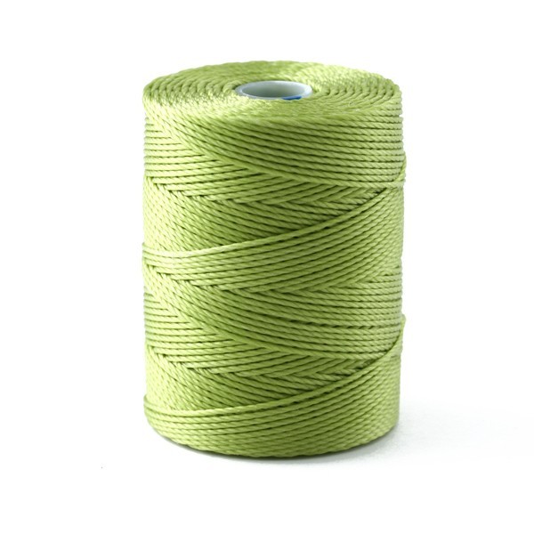 Bobine de micro-corde C-lon 0,45 mm vert chartreuse - Photo n°1