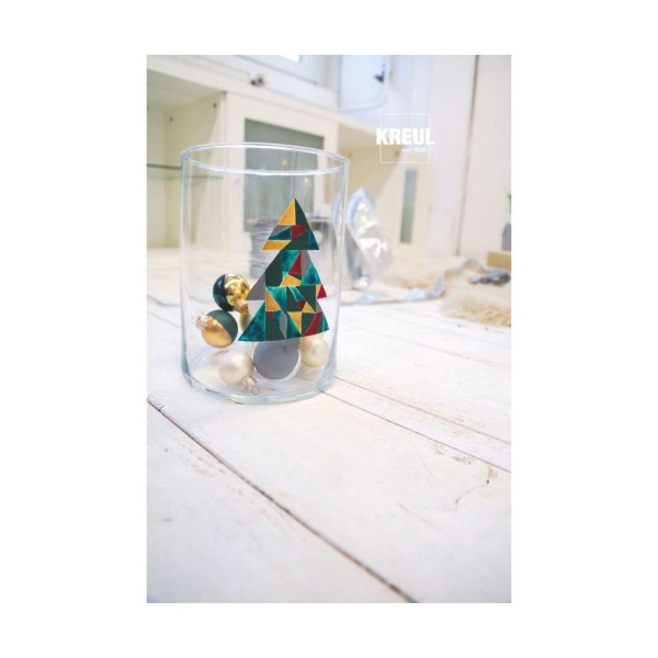 Le verre Et la Porcelaine KREUL Peinture Métallisé Champagne 20ml, Peinture d'Artisanat, de Colorati - Photo n°3