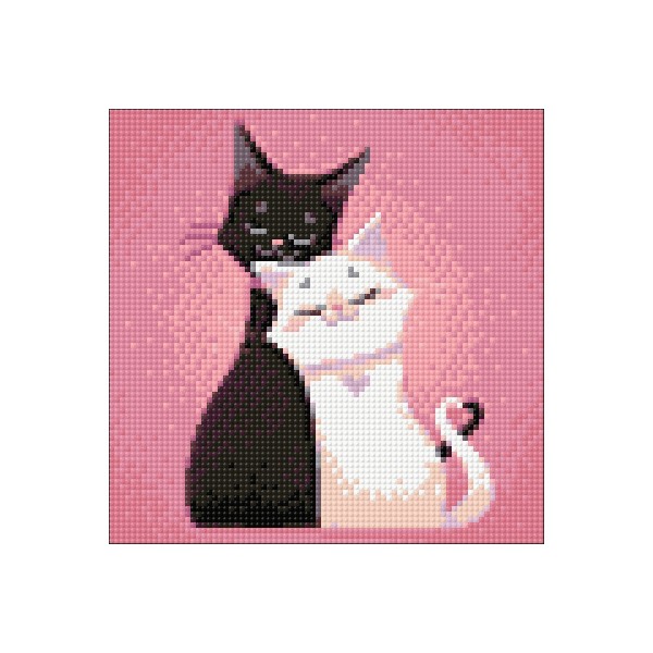 Broderie Diamant Kit- Chatons WD2298- 20*20 cm - Photo n°2