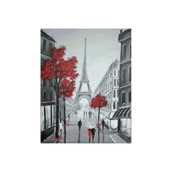 Broderie Diamant Kit- Paris Sketches WD2344- 38*48 cm - Photo n°2