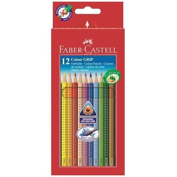 Faber Castell - 112412 - Crayons de couleur Colour Grip 2001 - Lot de 12 dans étui en cart - Photo n°2