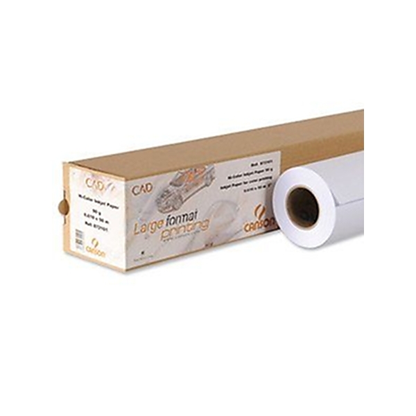 Canson Rouleau papier Blanc opaque pour traceur Impression couleur, résiste à l'eau 90gr 0 - Photo n°1