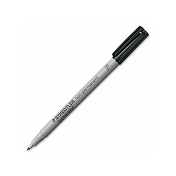 Staedtler 316 Lumocolor Pen Non-permanent Fine 0.6mm Line Black Ref 316-9 [Pack of 10] - Photo n°1