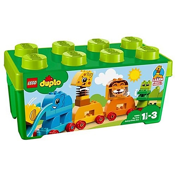 LEGO - 10863 - Duplo mes 1ers pas - Jeu de Construction - mon Premier Train des Animaux - Photo n°1