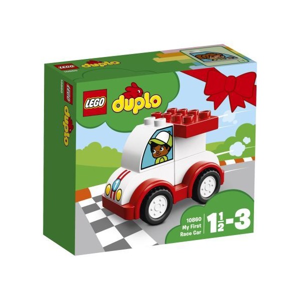 LEGO - 10860 - Duplo mes 1ers pas - Jeu de Construction - ma Première Voiture de Course - Photo n°1